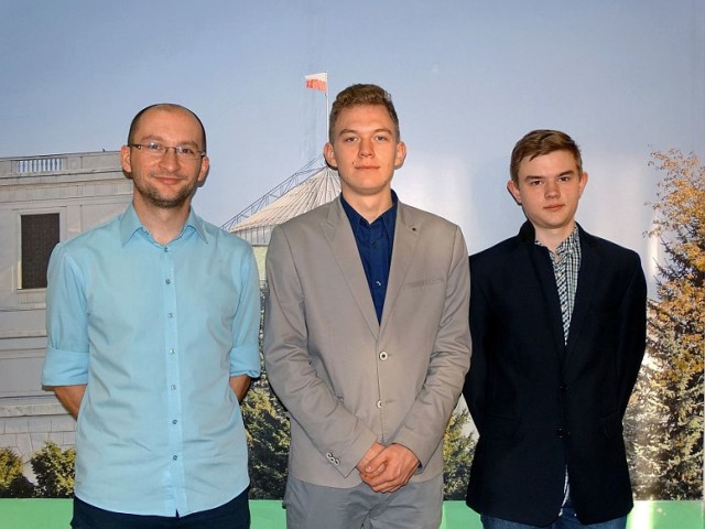 Od lewej: dr Sławomir Drelich, Krzysztof Niespodziński i Paweł Daroszewski.