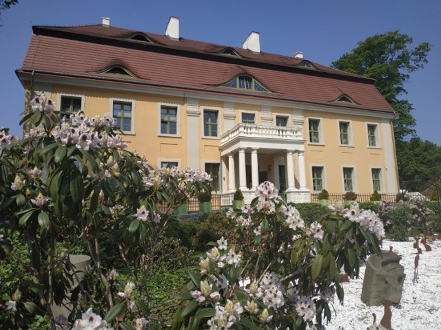 Pałac Wiechlice, tu winnica jest jedną z wielu atrakcji dla gości hotelowych