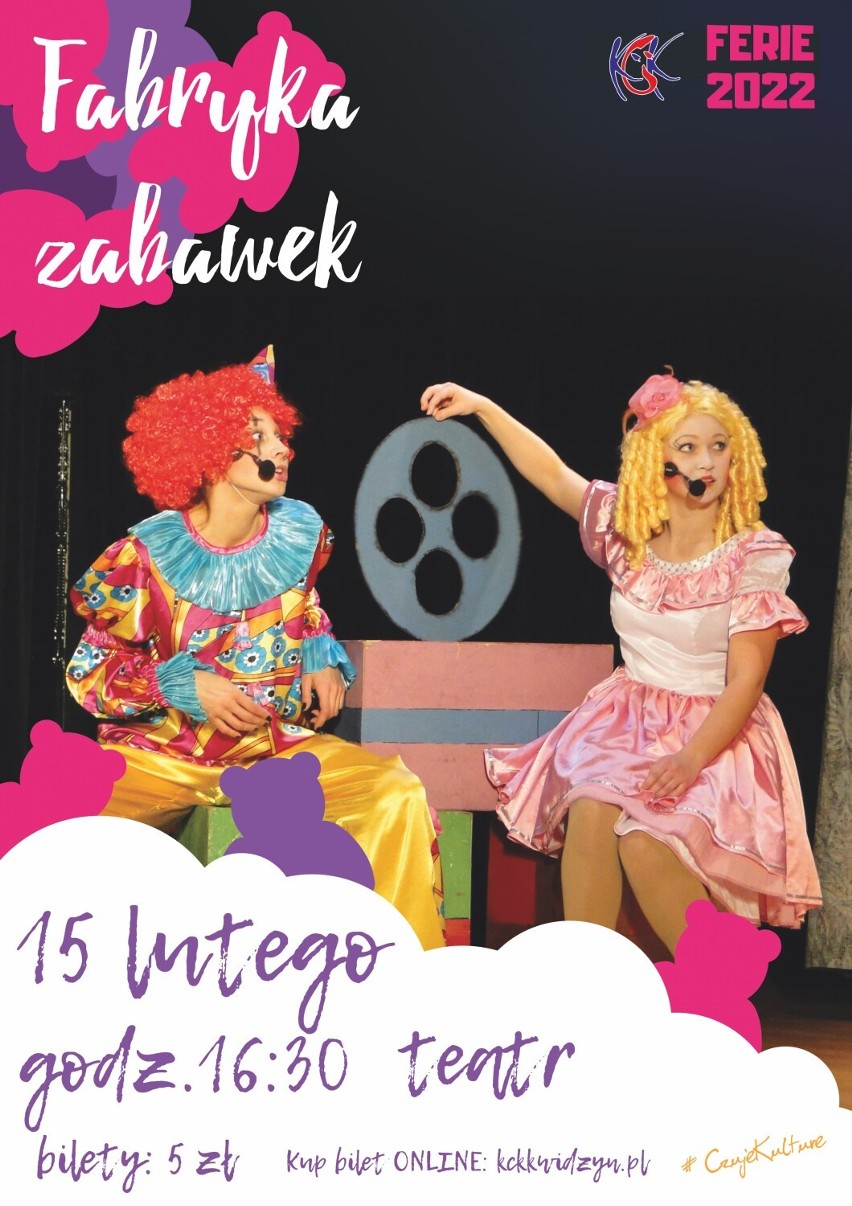 "Fabryka zabawek" już dziś na deskach kwidzyńskiego teatru! Musicalowy spektakl dla najmłodszych w ramach kulturalnych ferii z KCK