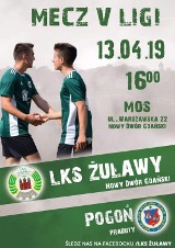 W sobotę LKS Żuławy kontra Pogoń Prabuty. Zapraszamy na Miejskie Obiekty Sportowe o 16.00