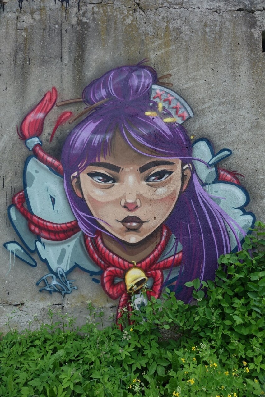 Murale na ulicy Drygasa w Pile