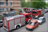 Tychy: Pożar piwnicy przy ul. Dąbrowskiego [01.05.2012]