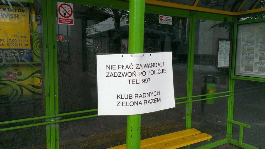 Happening przeciwko wandalom na deptaku [zdjęcia]