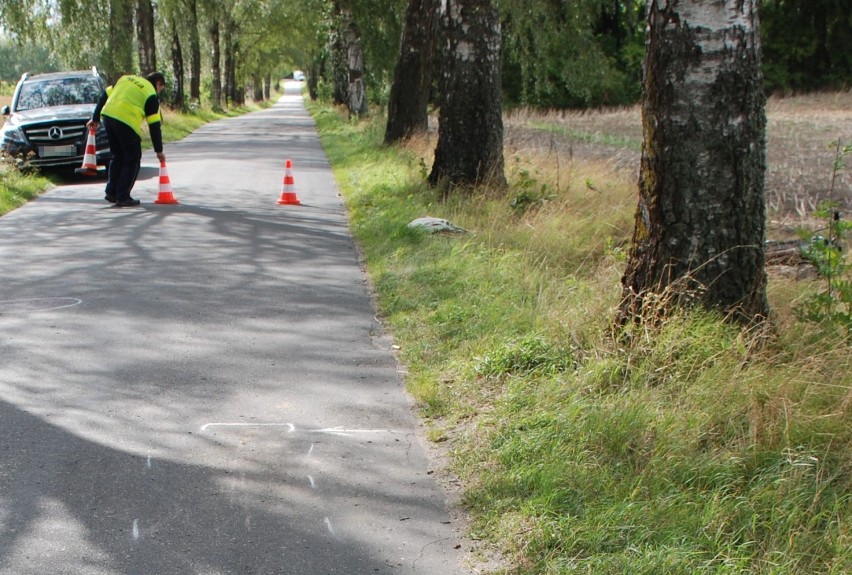 Pijany motocyklista uderzył w drzewo k. Bobięcina. W...