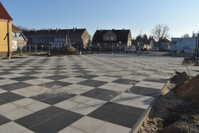 Tak wygląda obecnie szachownica w Krośnie Odrzańskim.