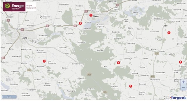 Prądu nadal nie ma w gminie Tłuchowo i Wielgie. MIeszkańcy gminy Skępe, Lipno i Chrostkowo też narzekają na braki energii. Wszystko przez nawałnicę, która przeszła w nocy z 14 na 15 lipca