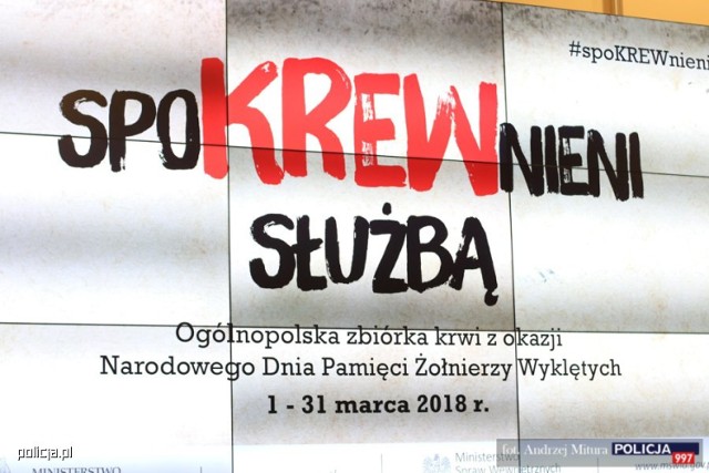 Chełm. Ruszyła druga edycja akcji „SpoKREWnieni służbą”