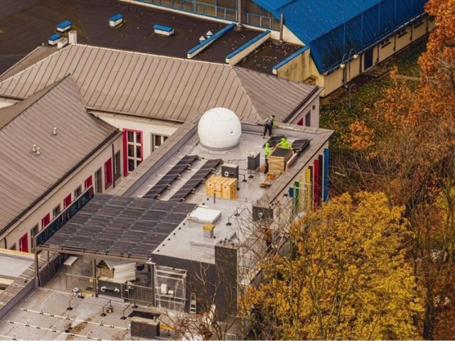 Obserwatorium zostało oddane do użytku razem z nowym skrzydłem szkolnym w połowie grudnia 2022 roku.