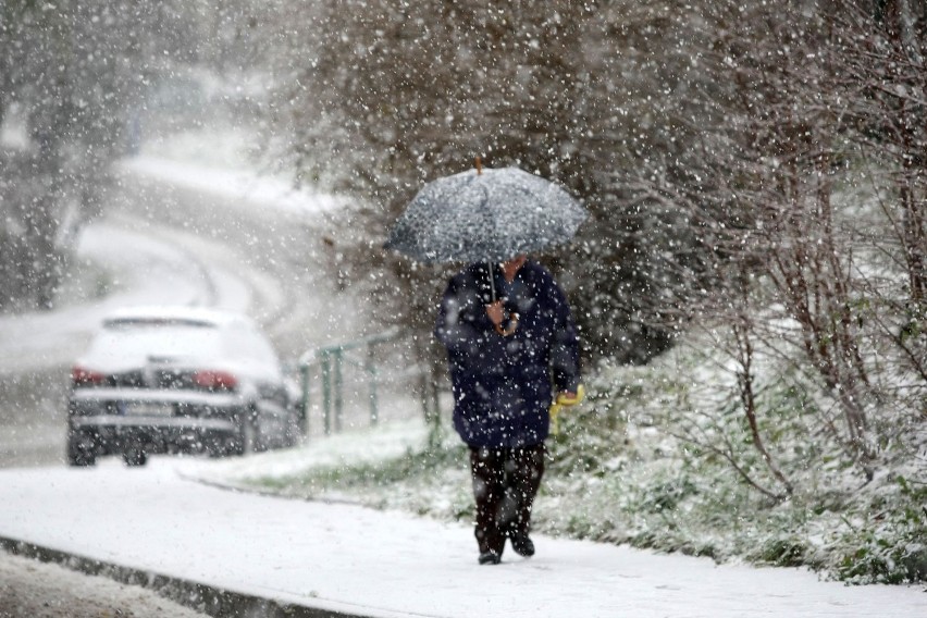 W Gdyni spadł pierwszy śnieg zimy 2013/2014
