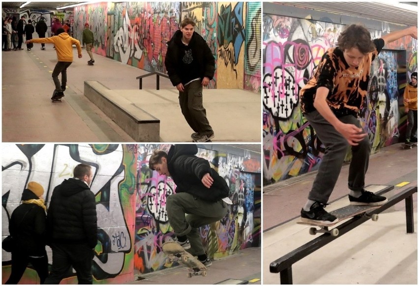 Oficjalne otwarcie skateparku w podziemnym przejściu w Szczecinie