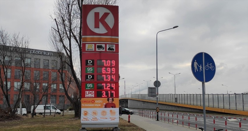 Ceny paliw w Krakowie - 8.03.2022