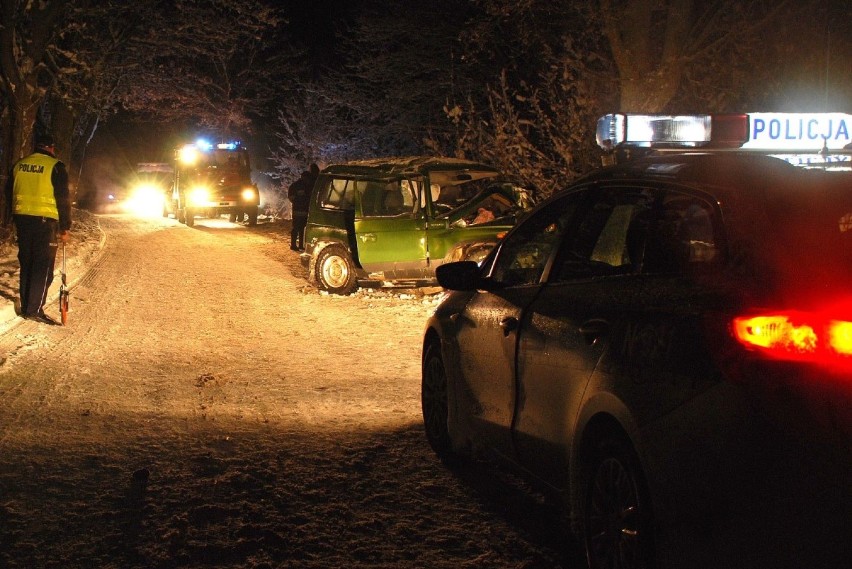 Śmiertelny wypadek na trasie Łubno - Łobzowo. Policjanci wyjaśniają okoliczności zdarzenia