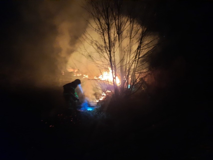 Strażacy ugasili dwa pożary w powiecie chełmińskim