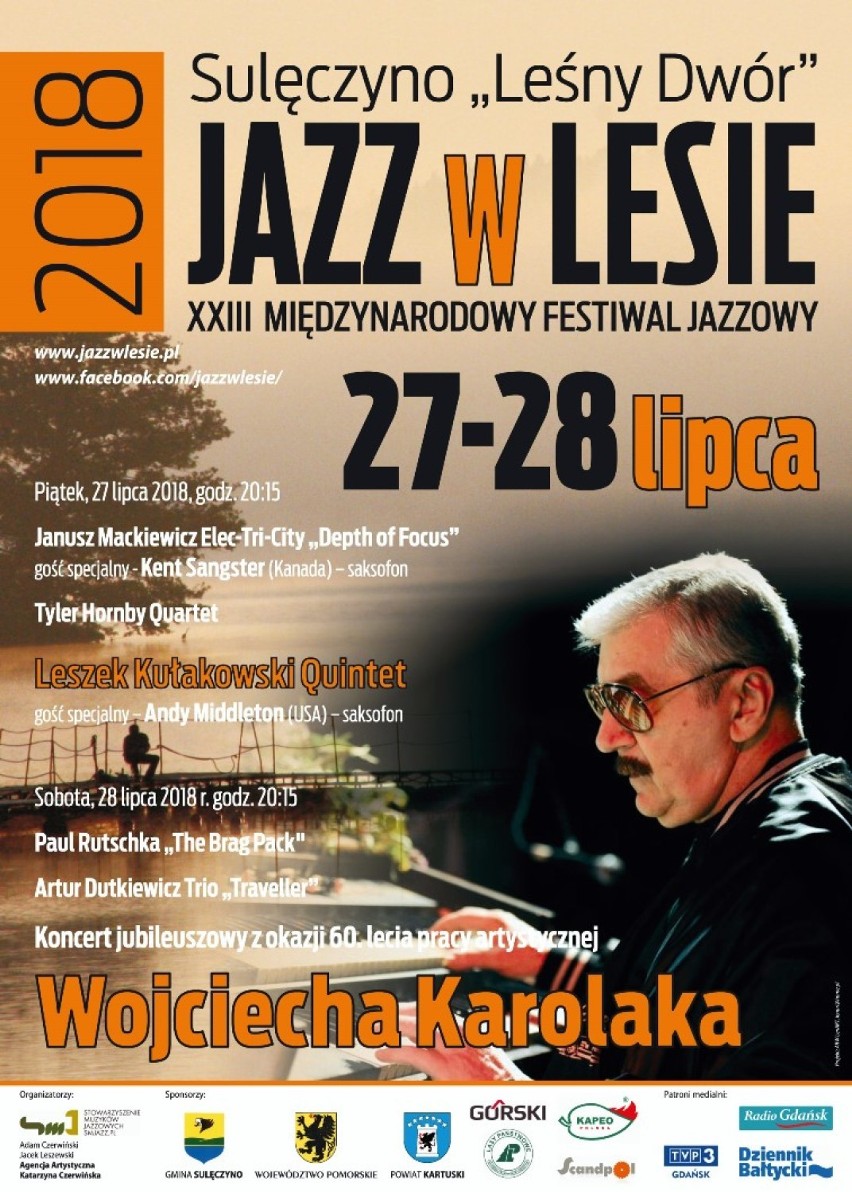 Jazz w Lesie 2018 już w ten weekend - 27-28 lipca w Sulęczynie