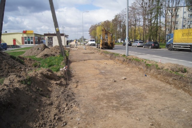 Ruszyła budowa chodnika przy ul. Jagiellońskiej w Radomsku