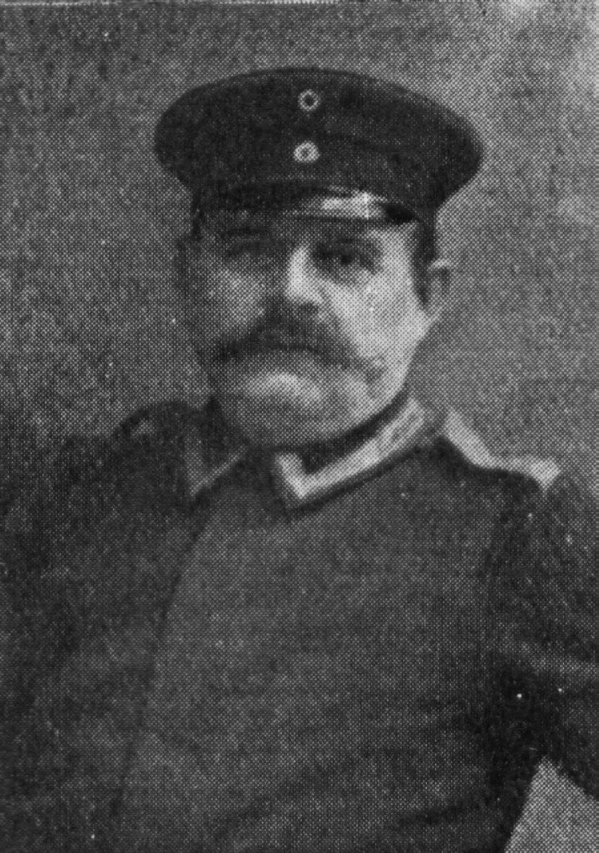 Ignacy Gajowczyk w mundurze armii Cesarstwa Niemieckiego
