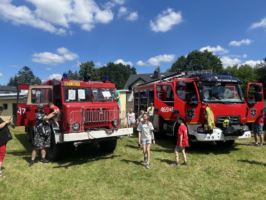 Strażacy z Ochotniczej Straży Pożarnej w Gałkowie Dużym zorganizowali festyn dla dzieci