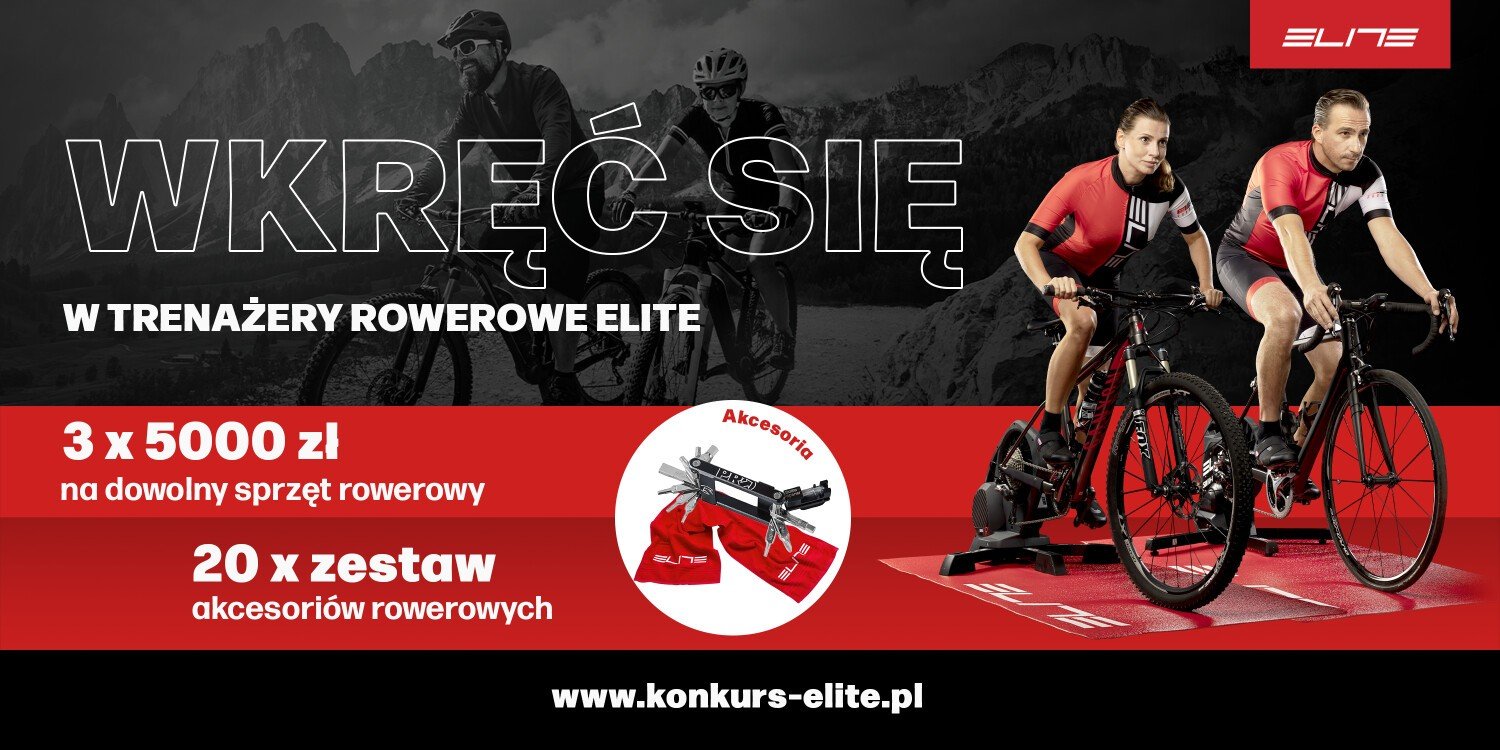 Wkręć się w trenażery rowerowe Elite, dbaj o formę i wygrywaj ekstra nagrody! 