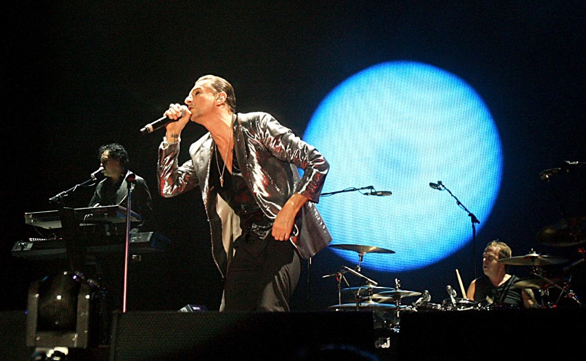 Koncert Depeche Mode w łódzkiej Atlas Arenie w 2014 roku....