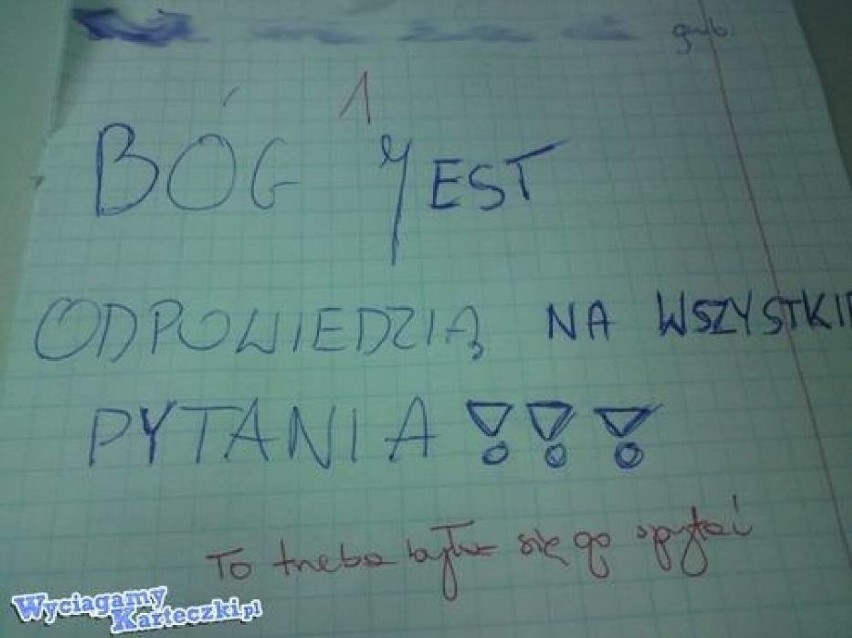 To prawdziwe HITY z kartkówek! Przez takie prace nauczyciele rwą włosy z głowy... Nowy rok szkolny, nowe okazje, by zabłysnąć!