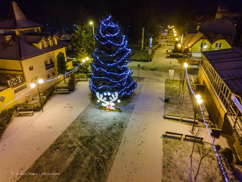 Pierwszy śnieg zimy 2020/2021 w powiecie puckim: Władysławowo