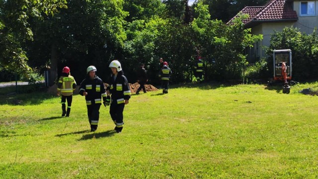 Do wycieku doszło podczas prac ziemnych na terenie jednej z posesji