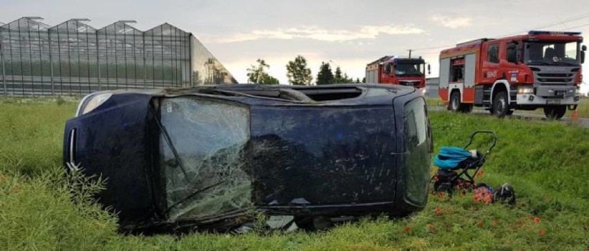 Ponad godzinę trwała akcja ratunkowa i usuwanie skutków...