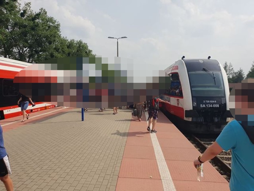 60 stopni w szynobusie na trasie Poznań - Wągrowiec. Podróżni skarżą się na... przepełnienie 
