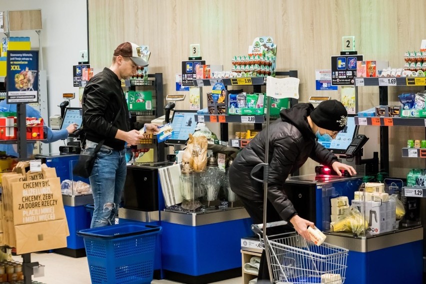 Otwarcie Lidla przy ul. Wojska Polskiego 21 przyciągnęło...