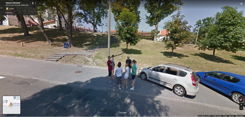 Kamery Google Street View w Kalwarii Zebrzydowskiej. Kogo uchwyciły na rynku, głównych ulicach i osiedlowych zakamarkach? Zdjęcia