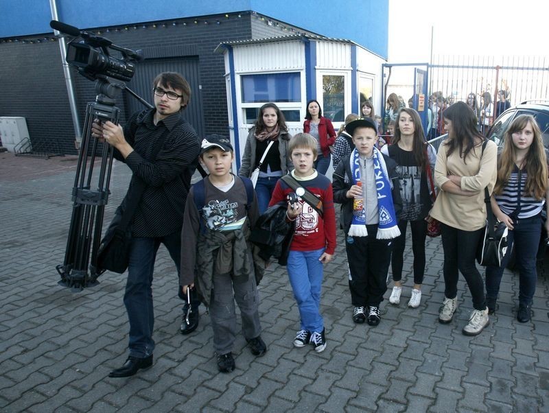 Junior Media: Młodzi dziennikarze uczyli się na stadionie Ruchu Chorzów [ZDJĘCIA, WIDEO]