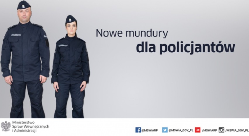 Nowe mundury dla policjantów. Podobają się? [ZDJĘCIA]