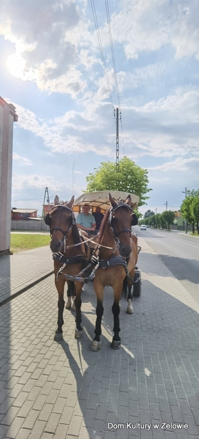 Tramwaj konny przejechał ulicami Zelowa
