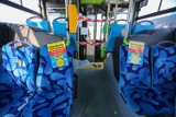 Tabliczki przypominające o nakazach pojawiły się w tramwajach i autobusach w Szczecinie