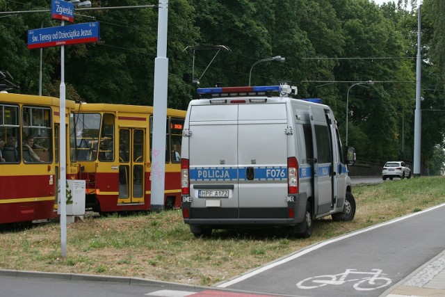 Wypadek tramwaju na Zgierskiej w Łodzi