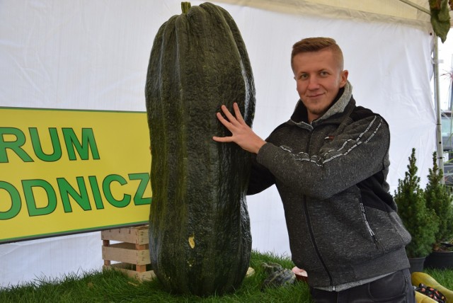 Gigantyczne warzywa pokazano w sobotę, 5 października, w Centrum Ogrodniczym w Siemianowicach Śląskich