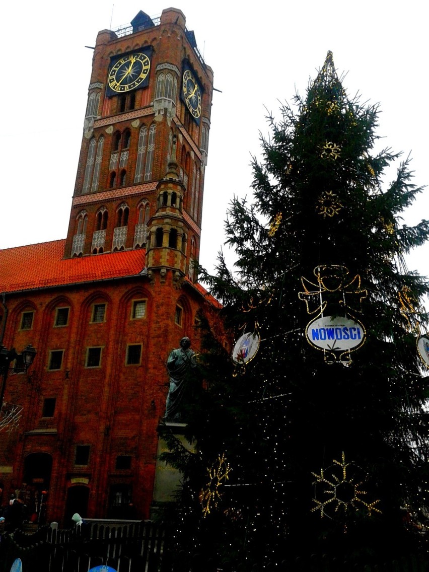 Świąteczna Choinka na starówce w Toruniu