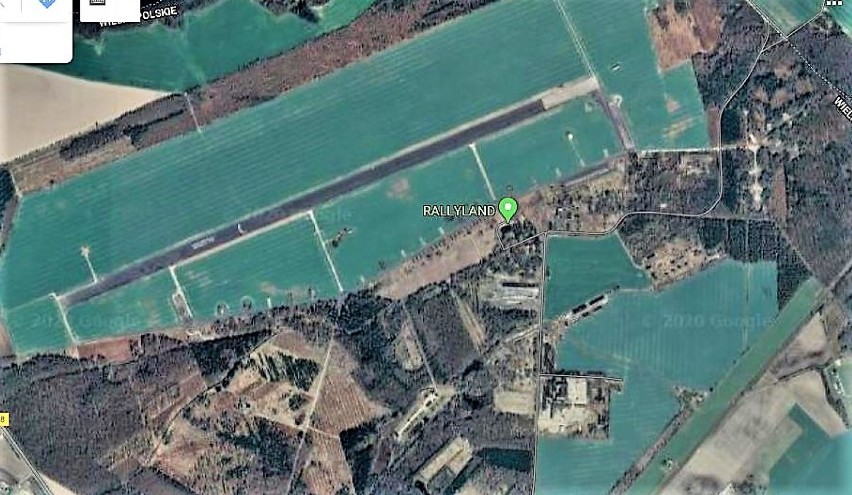 Zdjęcie satelitarne terenu byłej jednostki