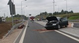 Śmiertelny wypadek na obwodnicy Olecka [Zdjęcia]