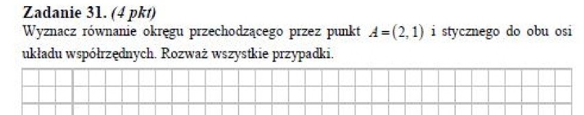 Maturzyści w Polsce piszą próbną maturę z matematyki ...