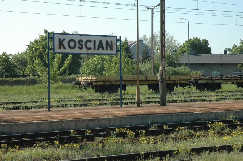 KOŚCIAN. Dworzec kolejowy - tak stacja PKP i jej otoczenie...