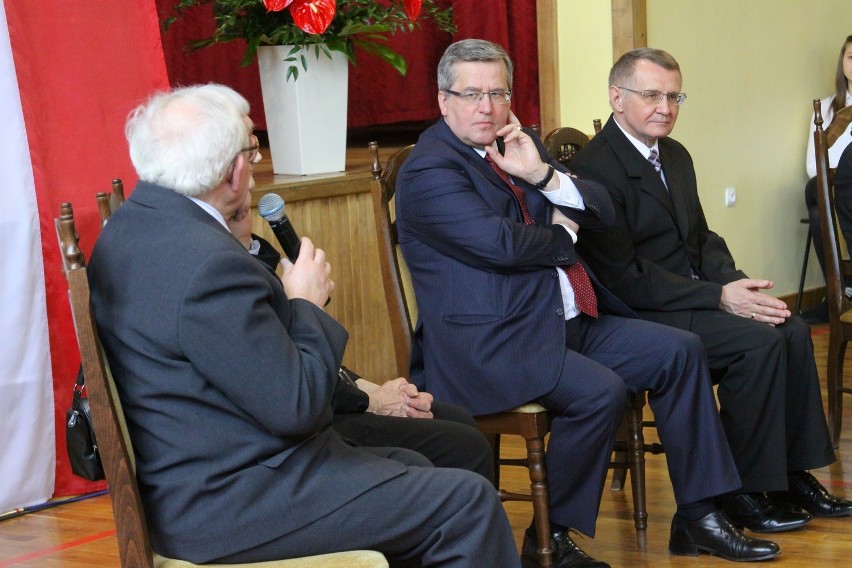 Bronisław Komorowski odwiedził Puławy i Ryk