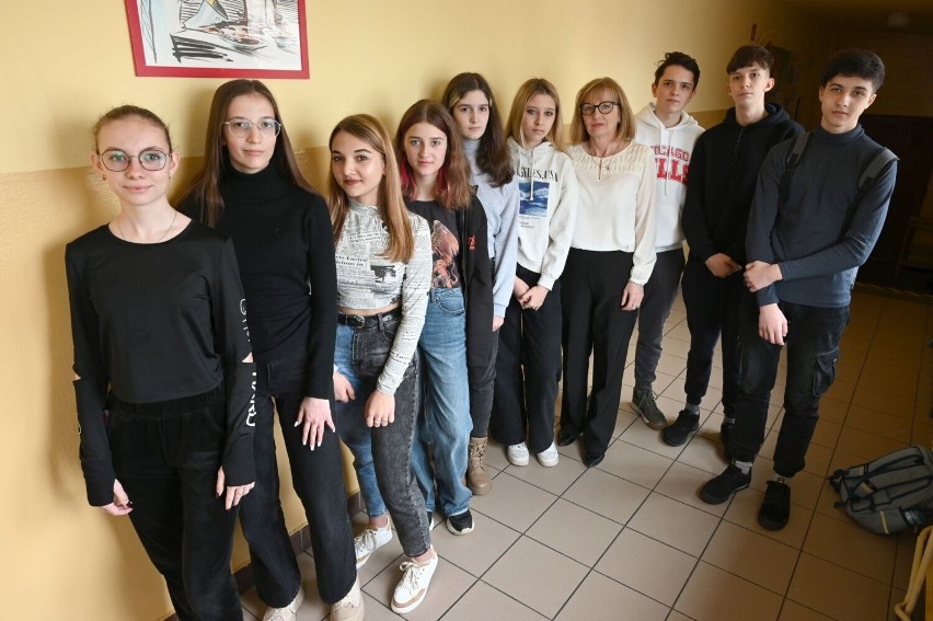 50 młodych ludzi z Ukrainy uczy się obecnie w Zespole Szkół...