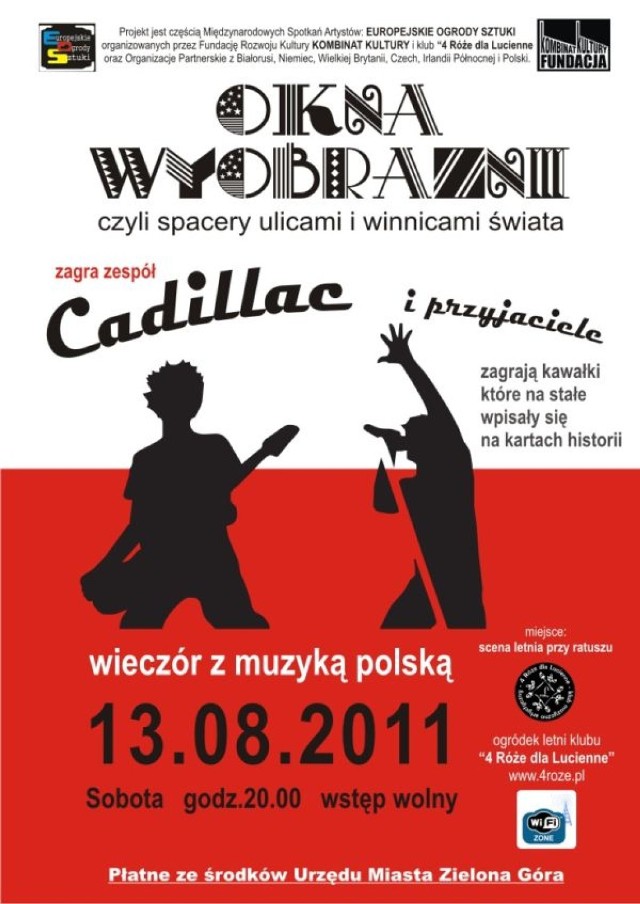 Cadillac i przyjaciele - wieczór z polską muzyką.