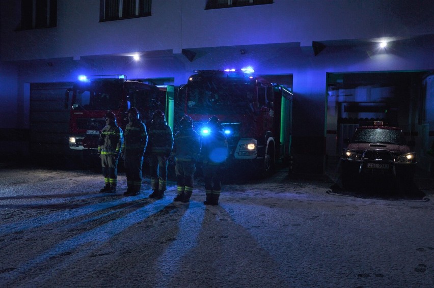 Strażacy z Goleniowa w hołdzie zmarłym kolegom