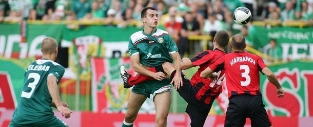 Śląsk Wrocław podczas meczu w minionym sezonie
