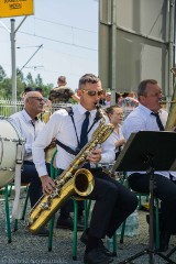 Kolejowa Orkiestra Dęta PKP w Piotrkowie wystąpiła podczas obchodów Świeta Ulicy Dworcowej na stacji PKP Domanin ZDJĘCIA