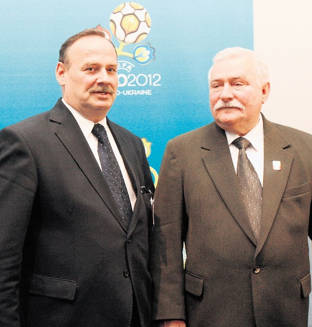 Janusz Matusiak i Lech Wałęsa wiedzą, że nie tylko Euro potrzebuje aren