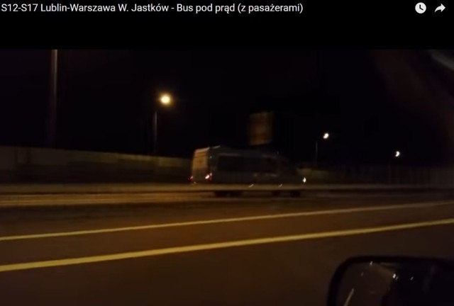 Busem pod prąd na trasie Warszawa Lublin [WIDEO]