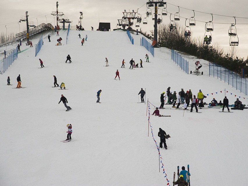 Świąteczna impreza dla narciarzy na Górce Szczęśliwickiej 2012